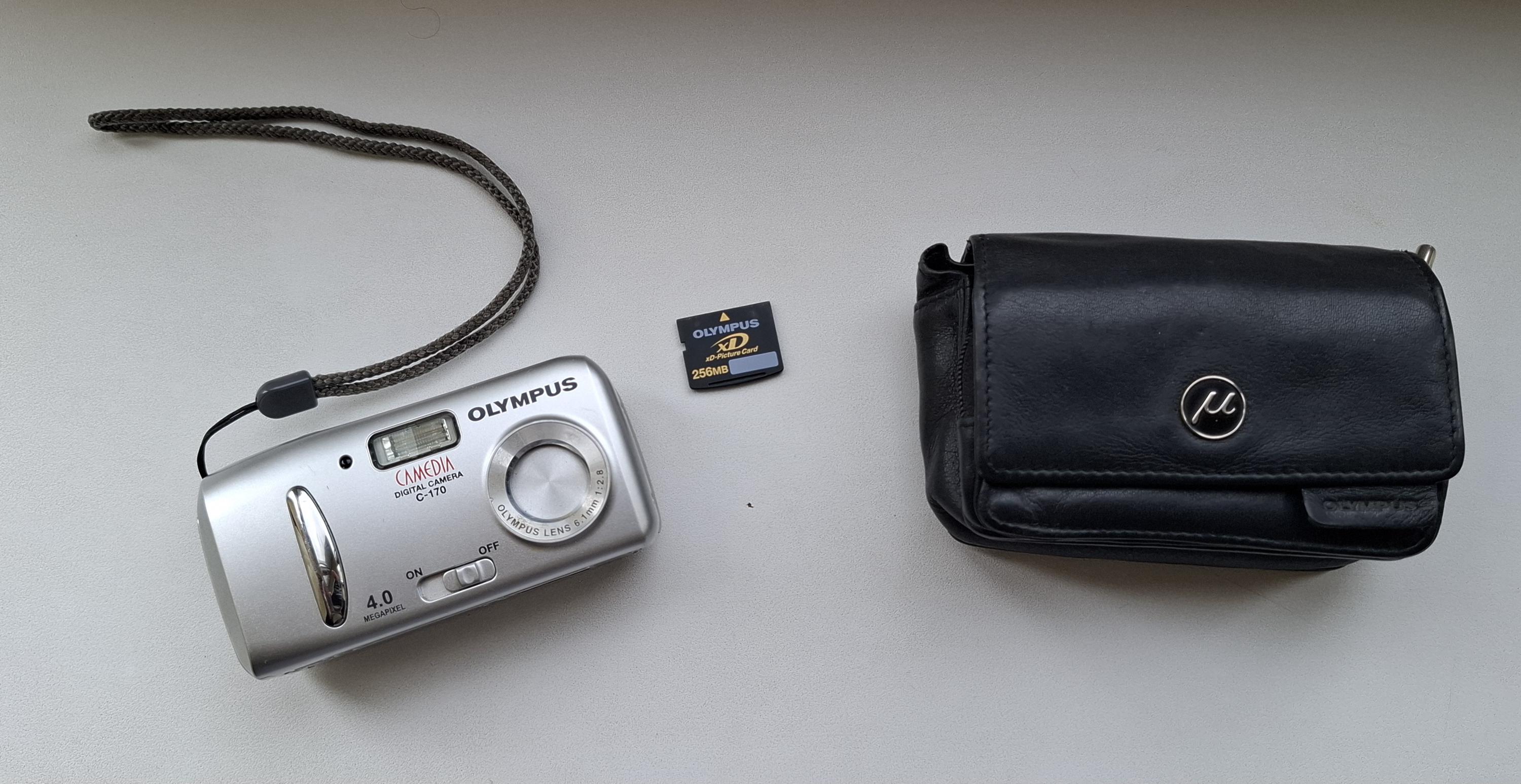 Digital Camera Olympus Camedia C-170 Zoom + 256mb Xd-picture