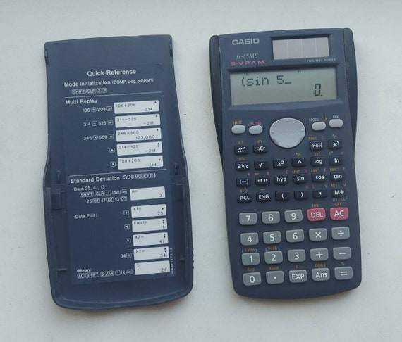 Sofocante Incomparable Escalera Buy Vintage Casio FX-85 Ms Scientific Calculator Online in India - Etsy