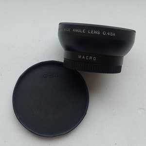 Digital wide angle lens 40mm 0.45x Macro