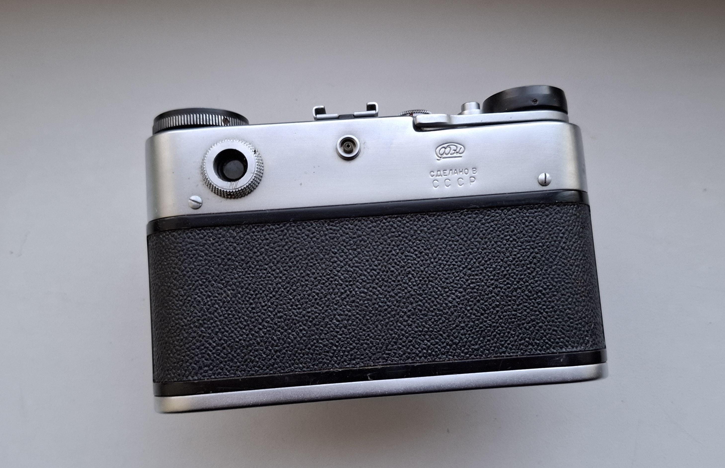 ビンテージ ソビエト フィルム カメラ FED 5、Industar-61 LD 2.8 / 55