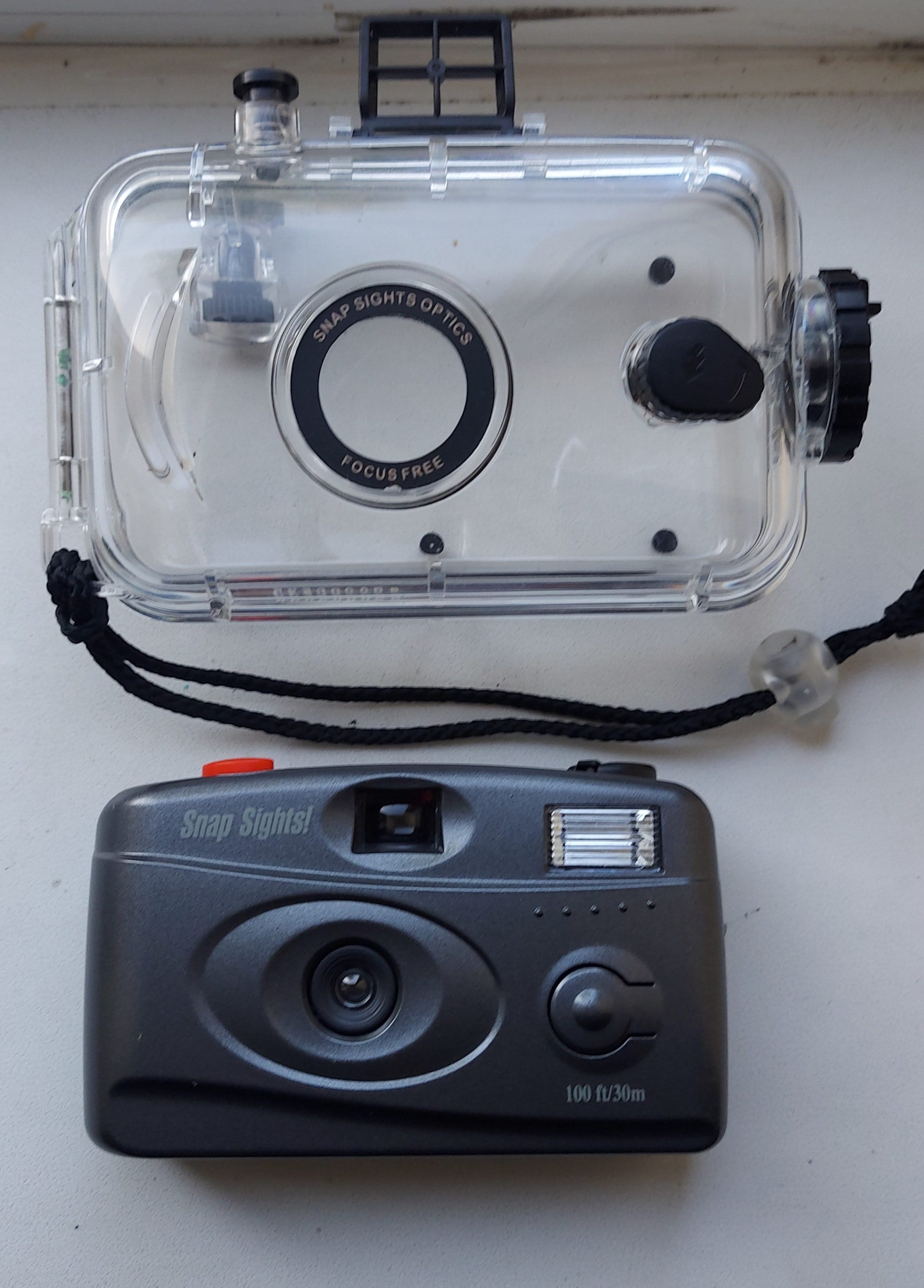 Vintage Very Rare Snap Sights Underwater Film Camera, Waterproof