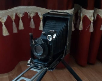 Very old rare Camera "Photocor No. 1" GOMZ 1930-1940 with a tripod as a gift
