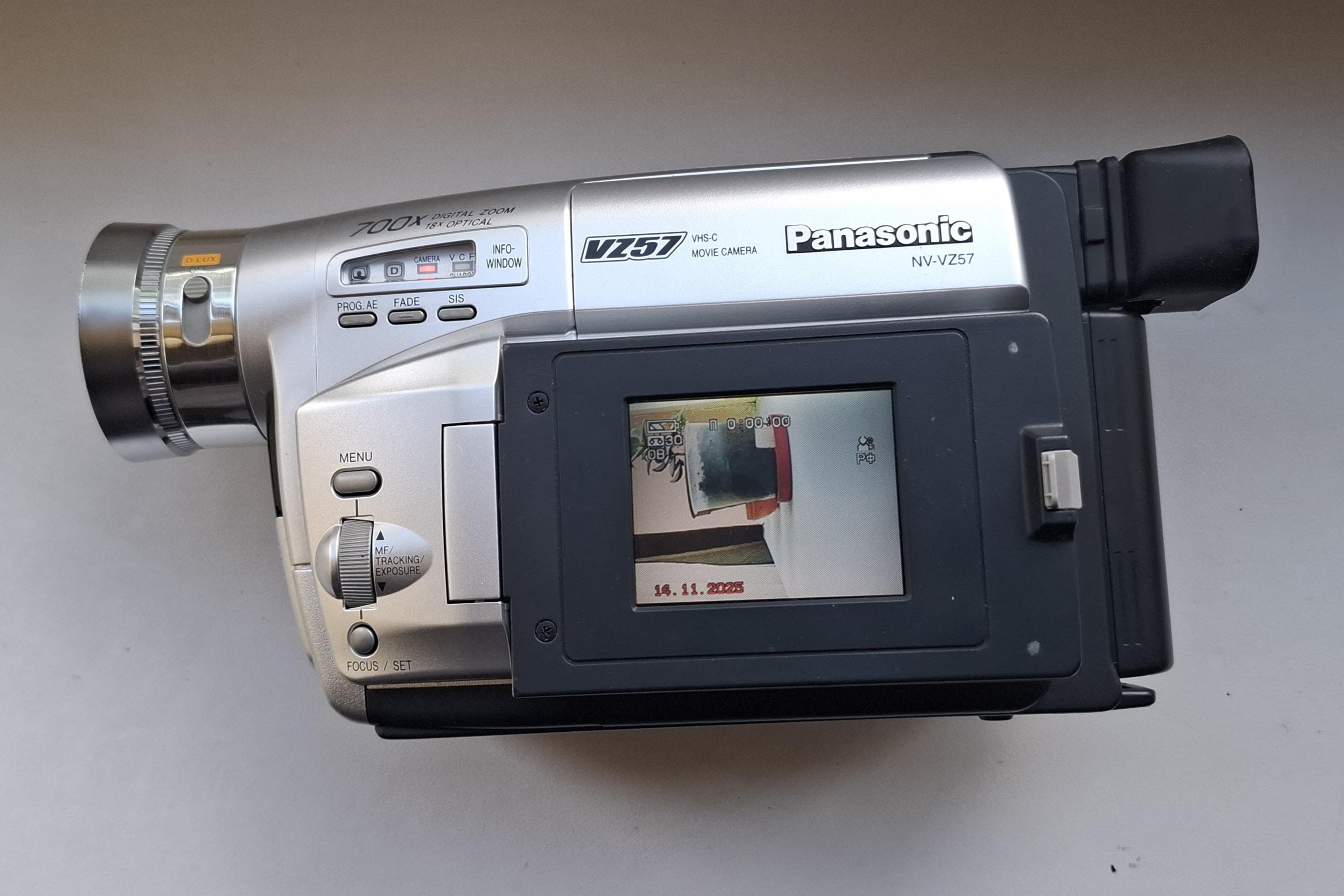 Rare Panasonic NV-VZ57 EN Camcorder in Perfect Condition With
