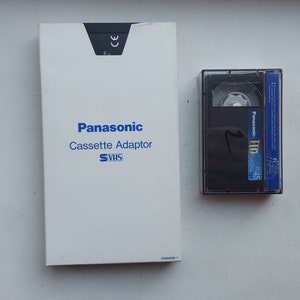 New Sealed Motorized VHS-C to VHS Cassette Adapter for JVC Panasonic RCA  SVHS