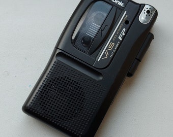 Vintage Microcassette tape recorder (+ voice recorder) Panasonic RN302 VAS
