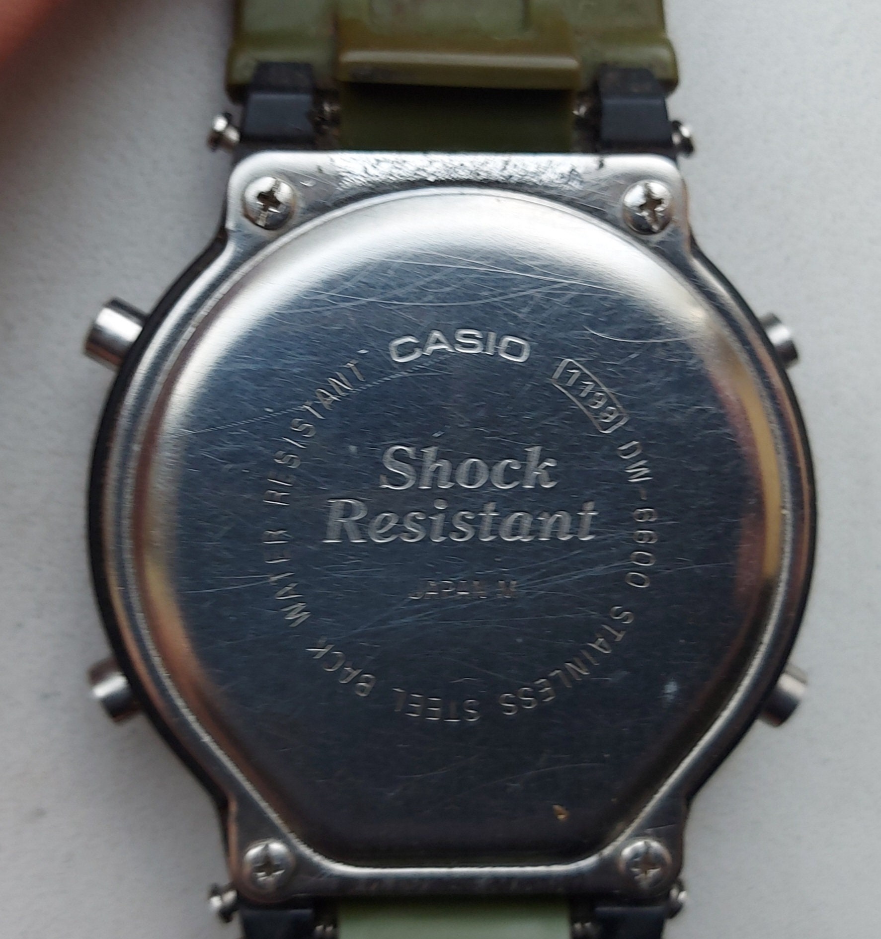 Rare vintage Japanese Casio DW 6600 module 1199 digital watch