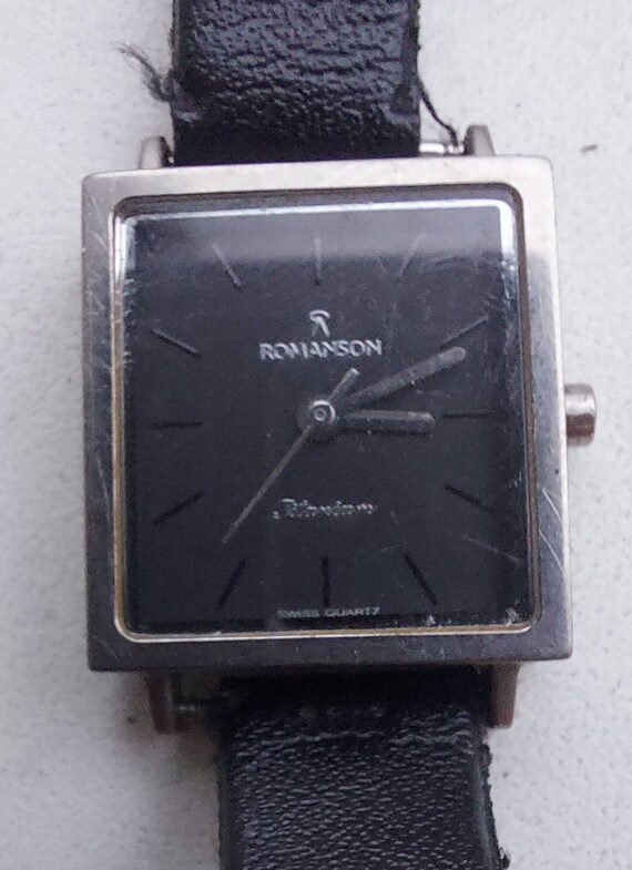 Romanson titanium watch clearance price