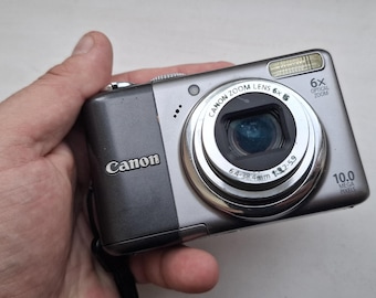 Canon PowerShot A2000IS (Canon PC1310) Vintage Y2K Digital Camera with SD Memory card on 8GB included