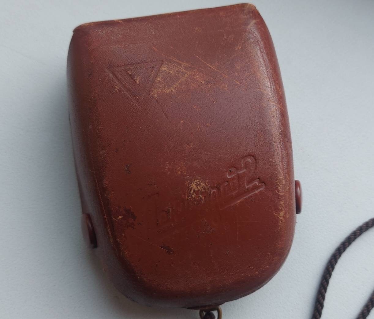 Cadran solaire et boussole de poche Butterfield avec étui d'origine - XVIIIe siècle - N.118011