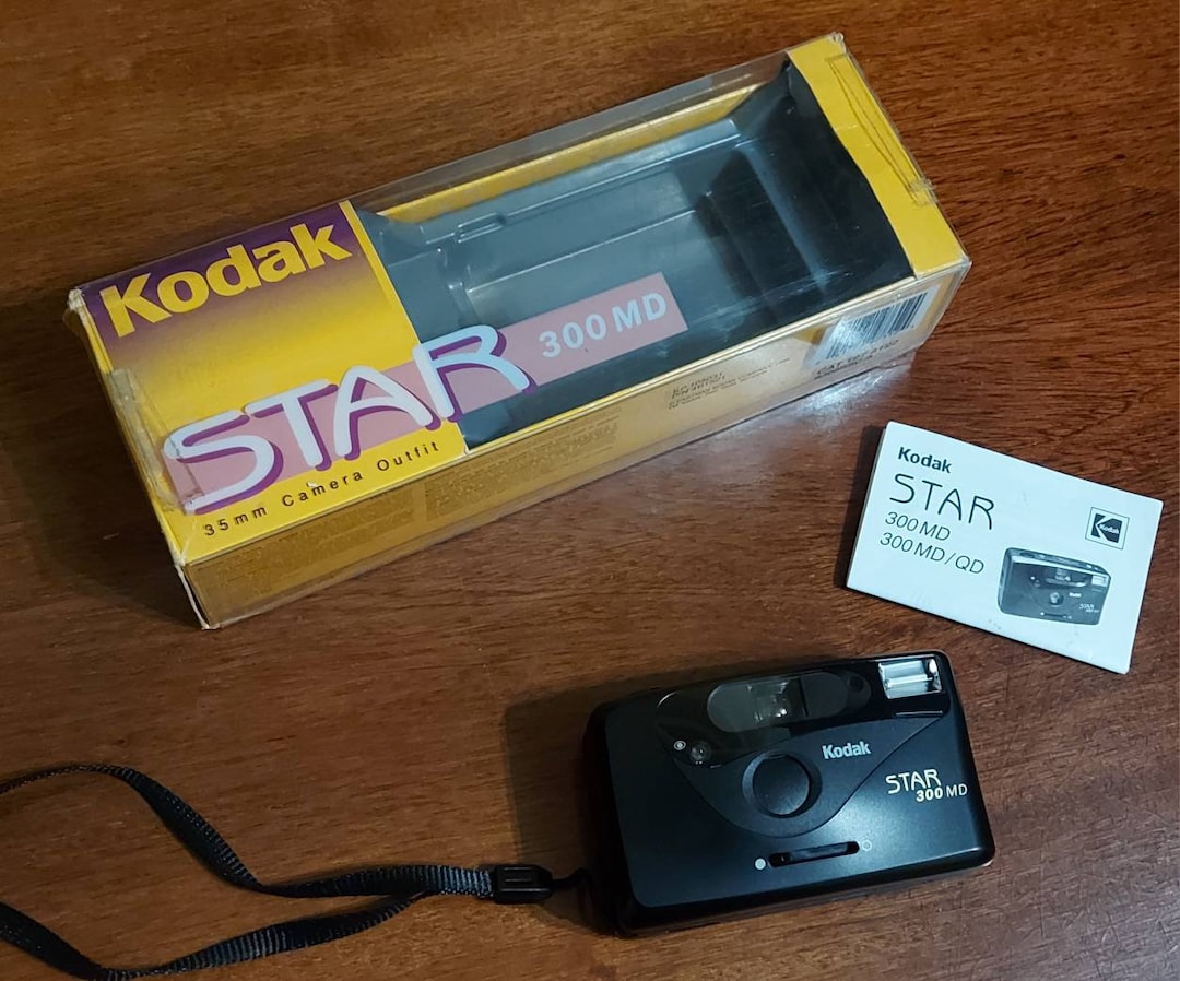 Vintage Film Camera KODAK STAR 300 MD With Original Box - Etsy