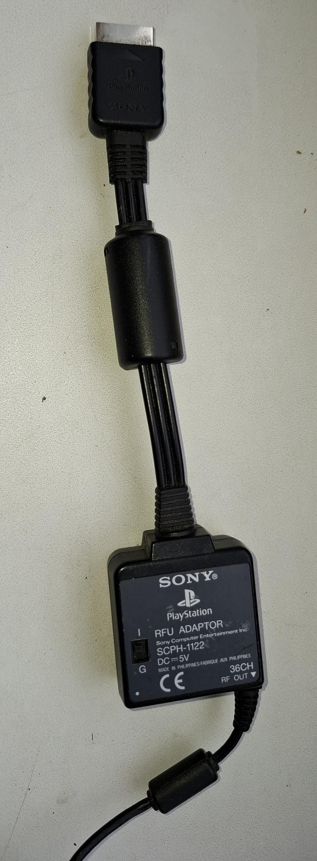 Adattatore RFU Sony Ufficiale Per PS1 O PS2 - SCPH-10072B - Usato Buono Stato