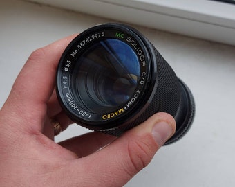 Excellent lens MC SOLIGOR c/d ZOOM+macro 80-200mm 1:4.5