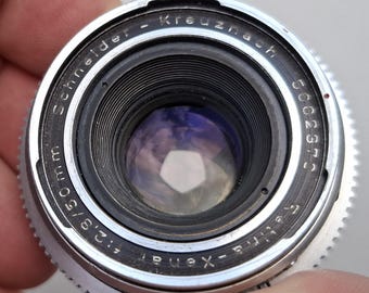 Vintage Schneider-Kreuznach Retina-Xenar 50mm f/2.8 Lens Synchro-Compur Shutter Germany Rangefinder Camera Lens Kodak Retina Mount