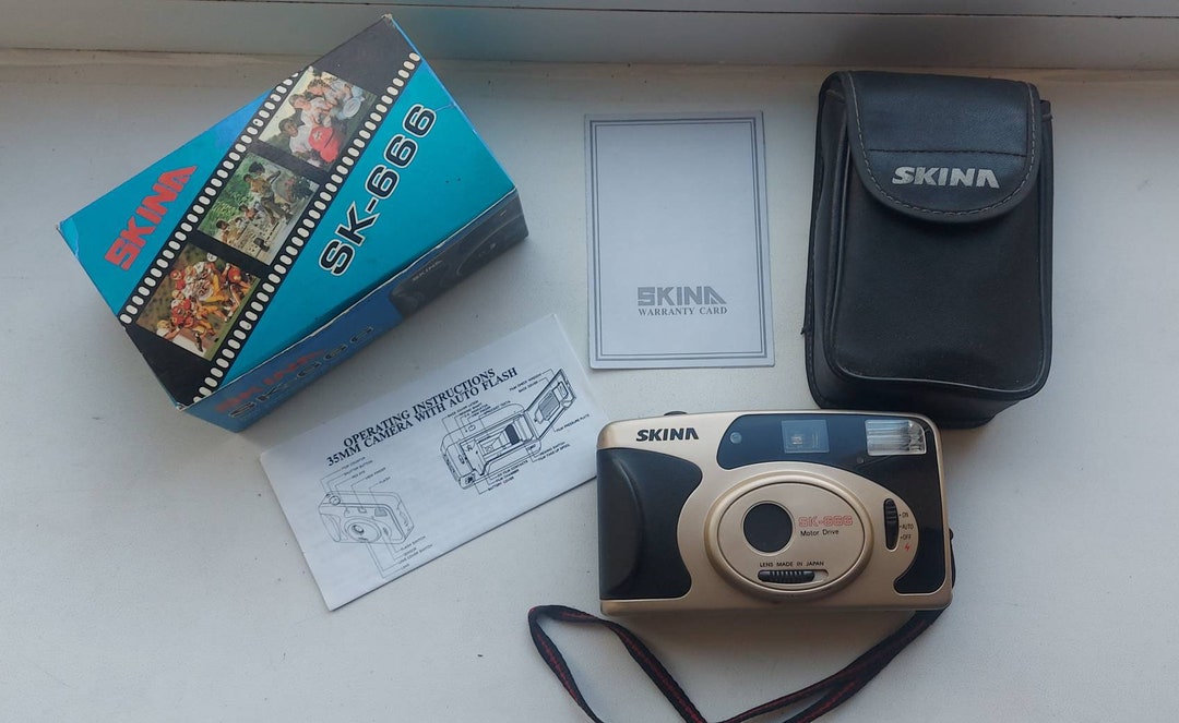 Vintage Japanese Film Camera SKINA SK666 With Case and Box japan Etsy