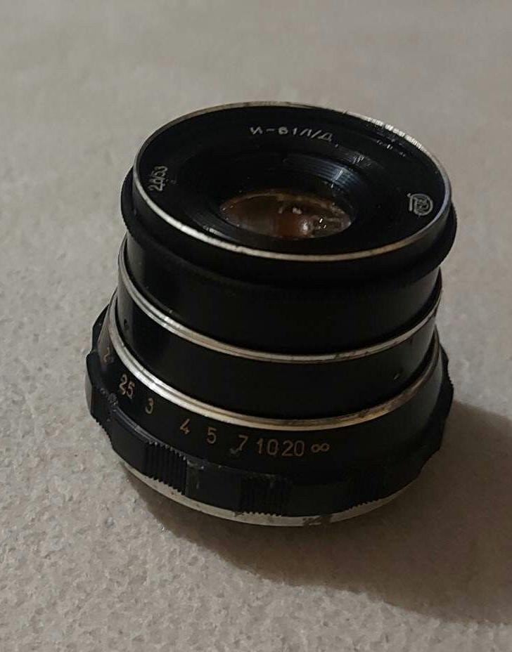 Vintage rare Industar 61 L/D 2.8/55 lens