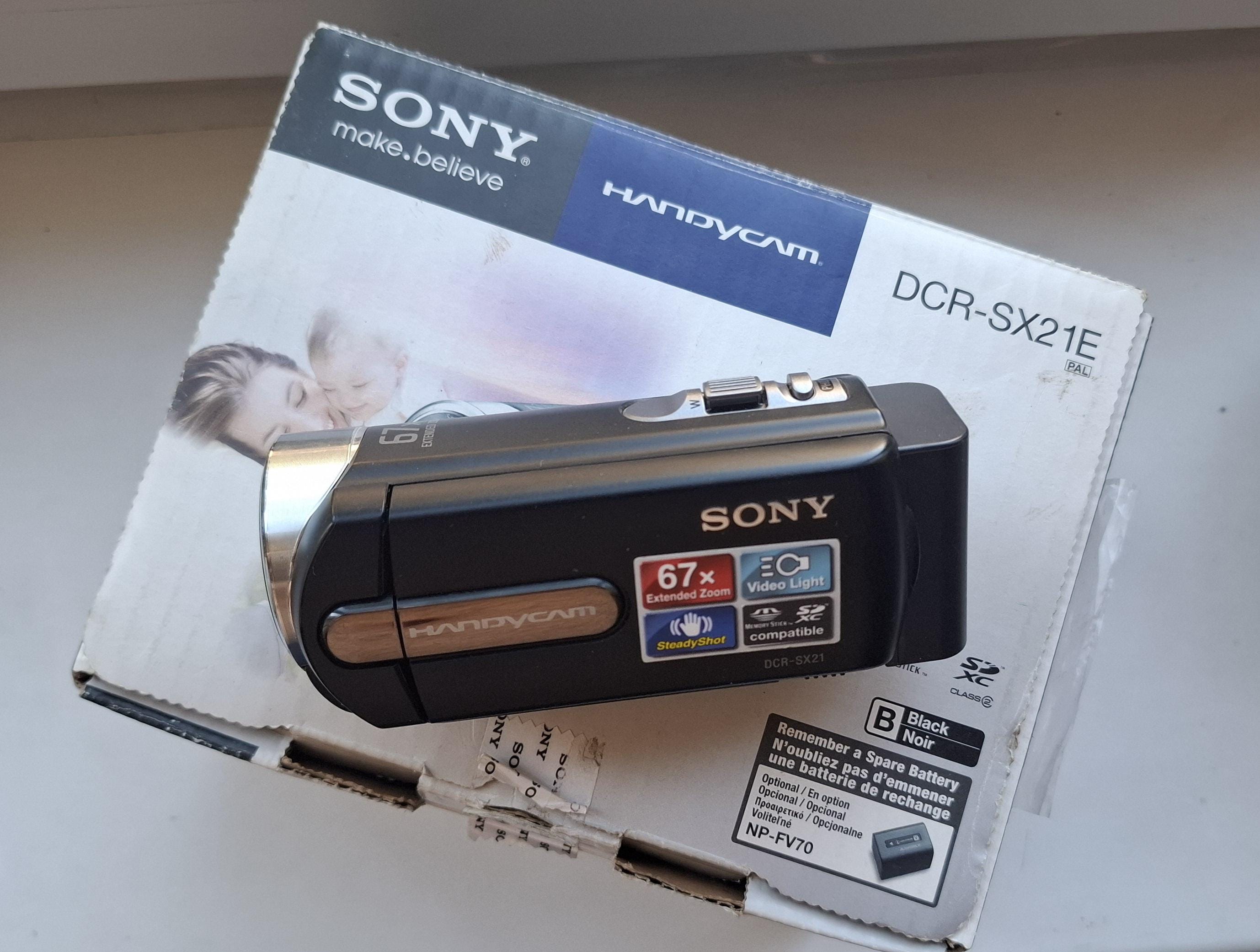 Excellent Video Camera Sony DCR-SX21E Handycam in Original Box - Etsy