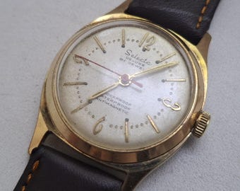 Selecta De Luxe 21 jewels vintage mechanical wristwatch, Kienzle