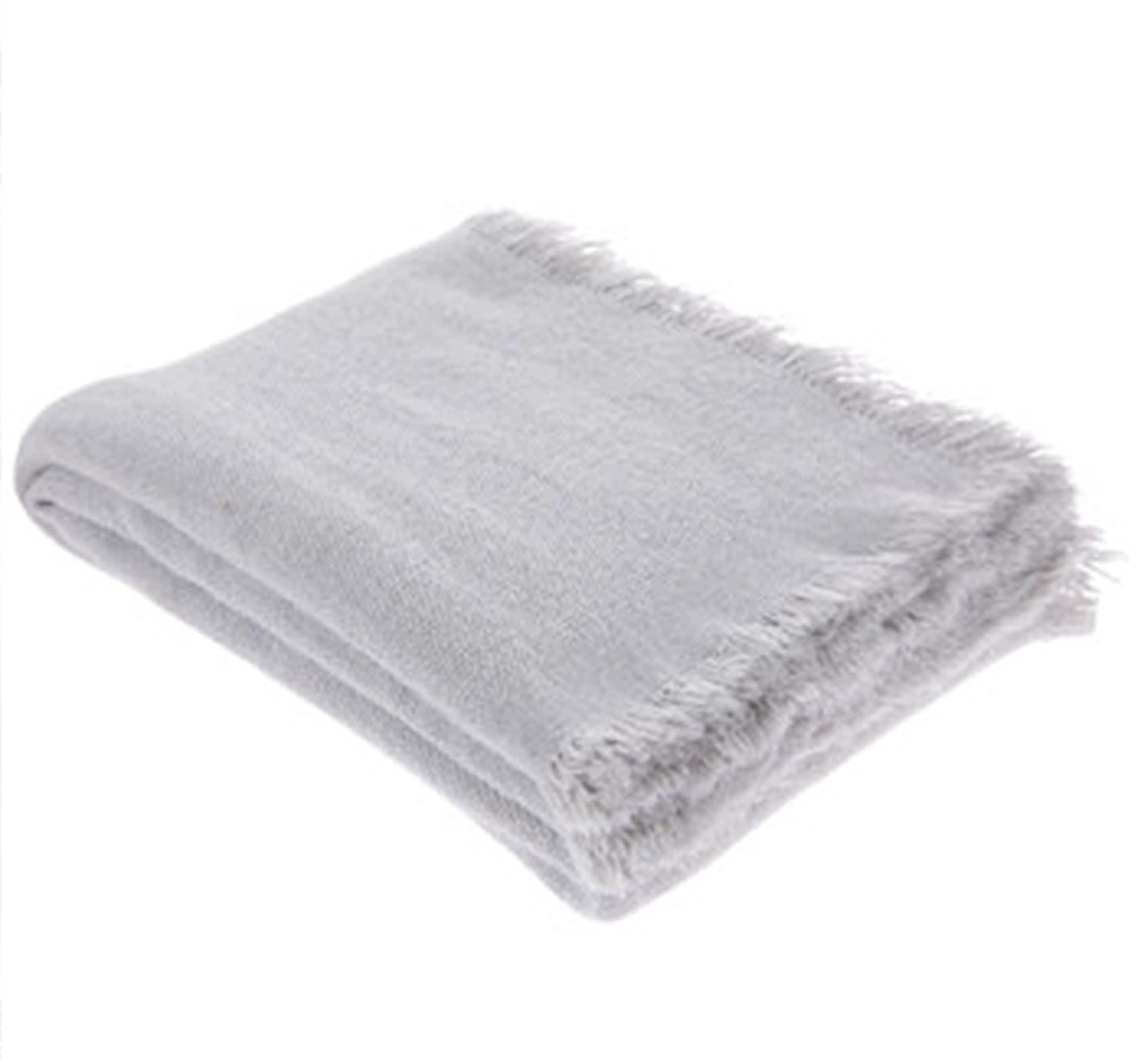 Silver/gray Solid, Lightweight, Throw Blanket, Cozy, Soft, Coastal