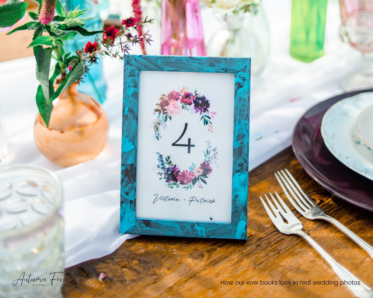 PRINTED Personlized Table Numbers, Custom Wedding Table Numbers, 5x7 - Etsy