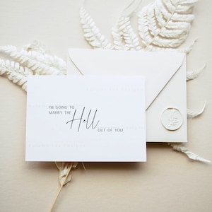 Je vais me marier avec vous | Fiancé | Mariée | Marié | Cartes pour couples | Jour du mariage | Note à mon intention | Premier aperçu