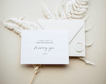 I'm Cannot Wait to Have Sex With You Card | Fiance | Bride | Groom | Couples Cards | Wedding Day | Note To My | First Look