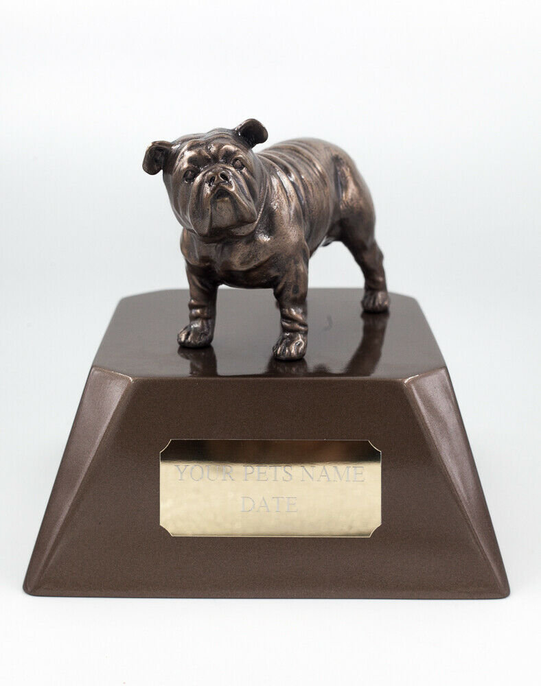 BULLDOG STANDING Dog Urn Dog Urn Pet Urn Ashes Animal Etsy UK