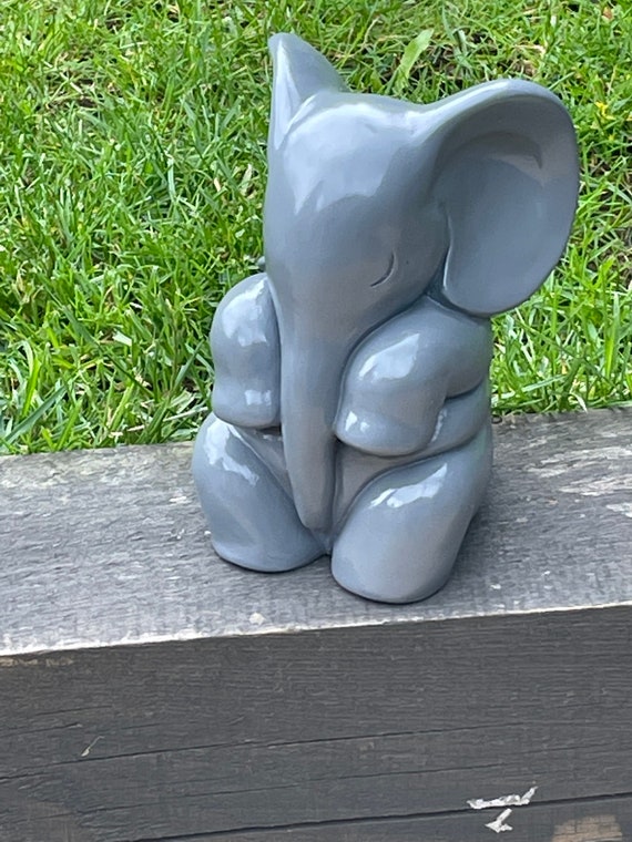STAMPY ELEPHANT Ornament Statue Garden Garden Ornament Etsy UK