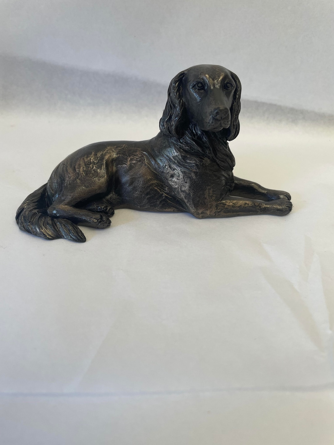 COCKER SPANIEL STATUE, Man's Best Friend, Dog Lead, Cocker Spaniel