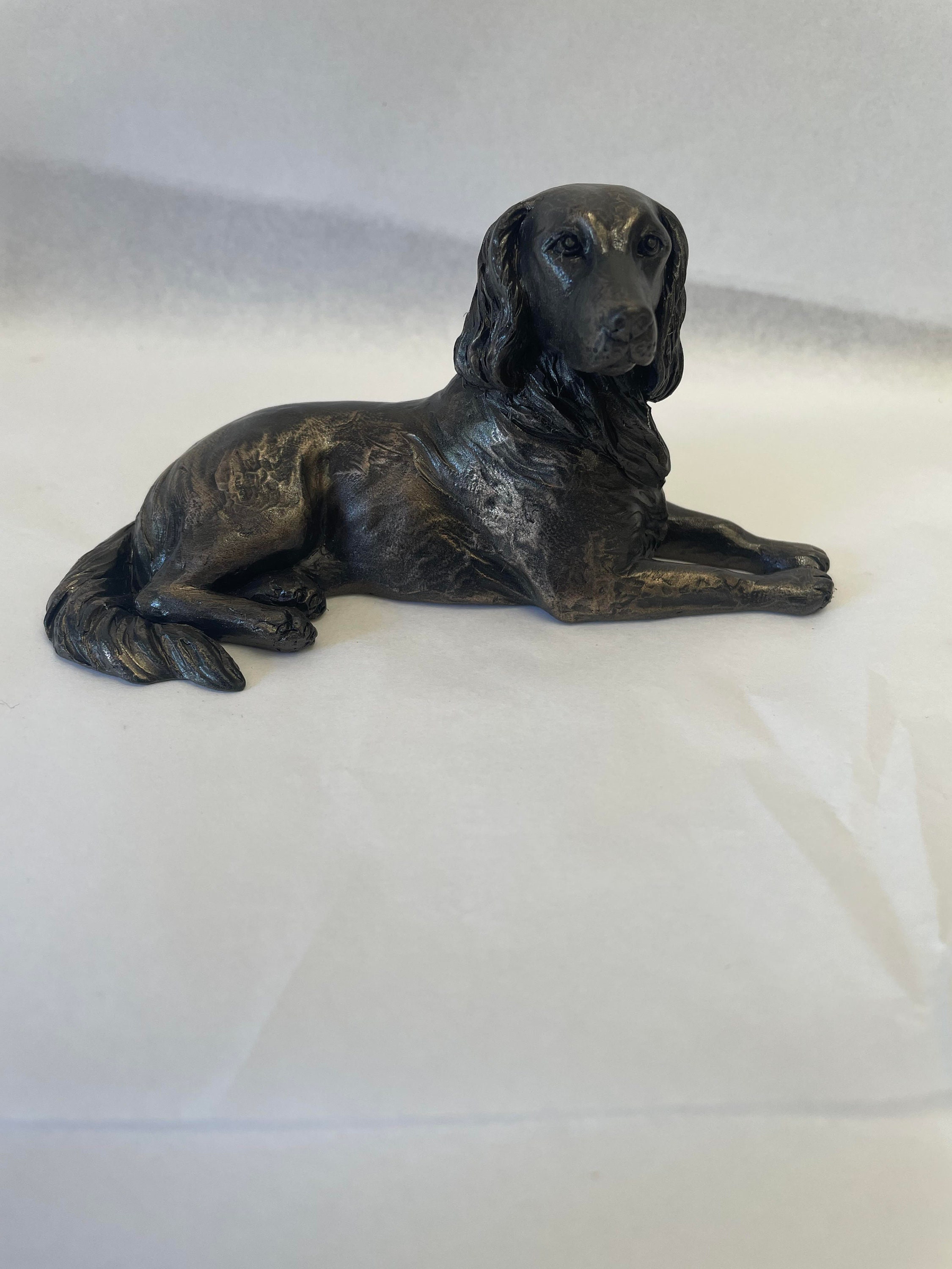 COCKER SPANIEL STATUE, Man's Best Friend, Dog Lead, Cocker Spaniel