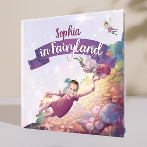 Libro delle fate personalizzato con una foto e il nome del tuo bambino - Libro per bambini - Regalo di compleanno unico per ragazzi e ragazze