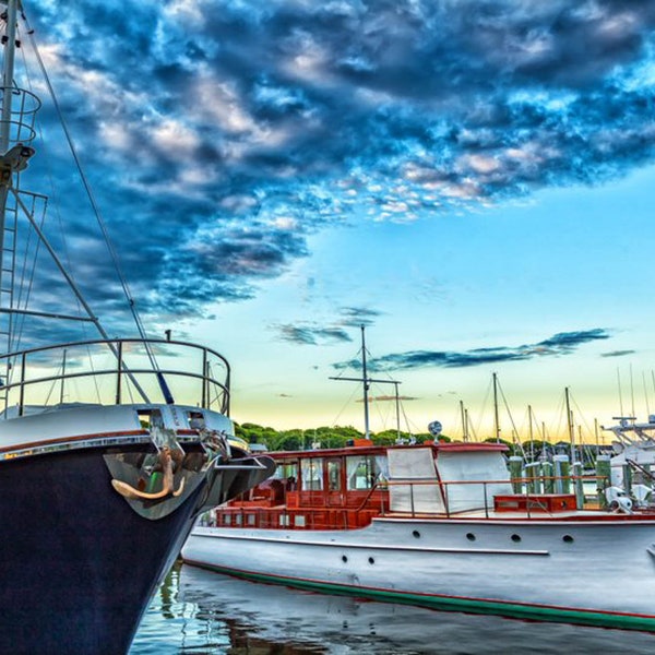 Cape Cod, Massachusetts Boats at Falmouth Harbor