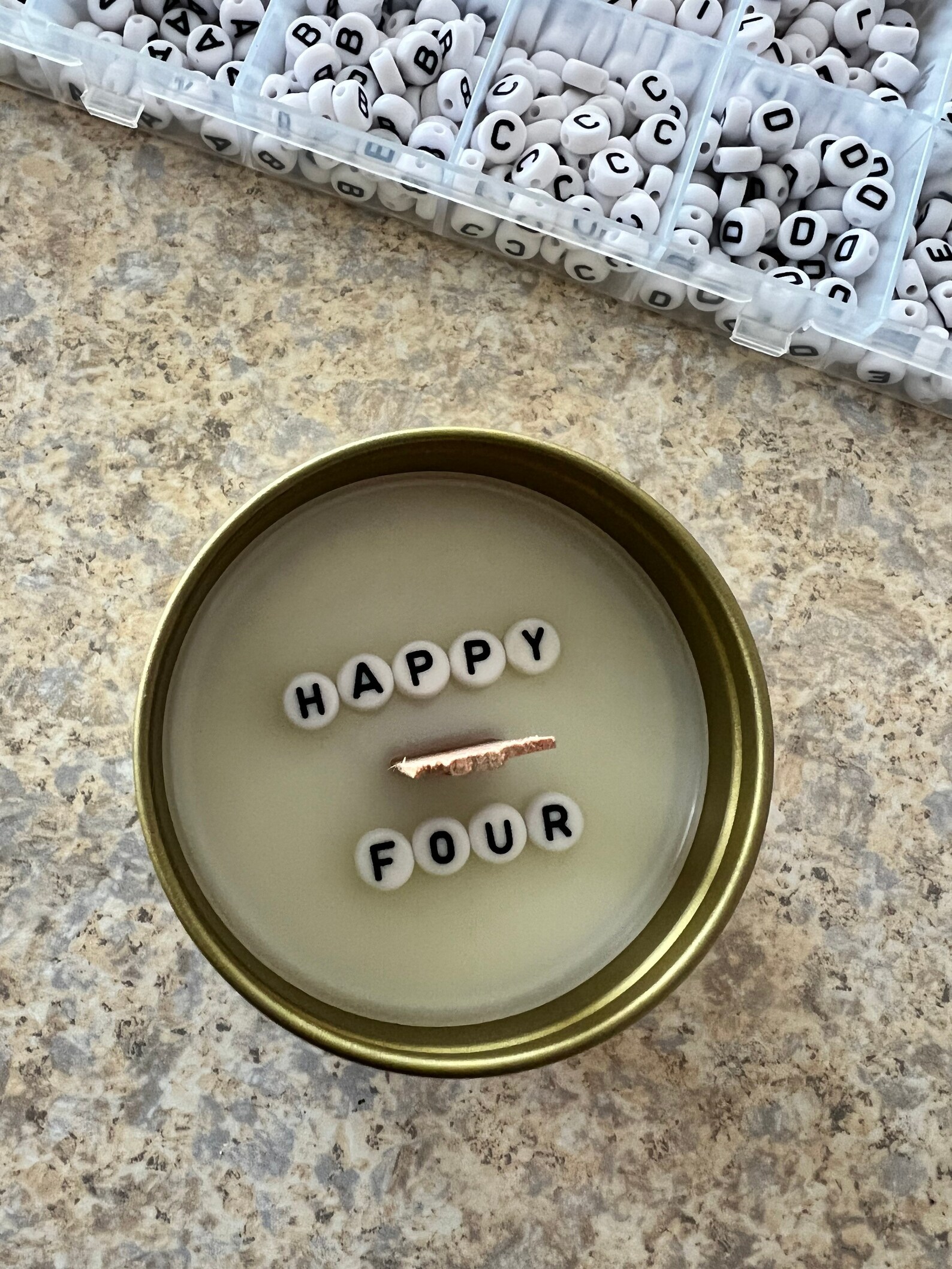 Custom Hidden Message Candle Custom Message Candle 4oz Etsy