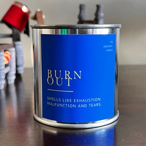 A Candle For Burn Out | funny candles | Home Decor | Non-Toxic | scented coconut soy wax candle | candles for him | candles for her |