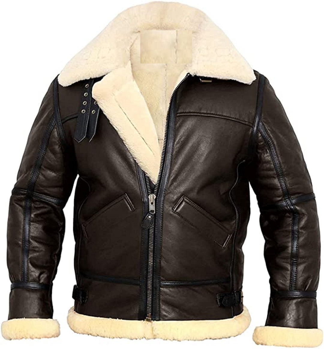 Original Shearling Jacket B3 Bomber Jacket Fur Coat - Etsy