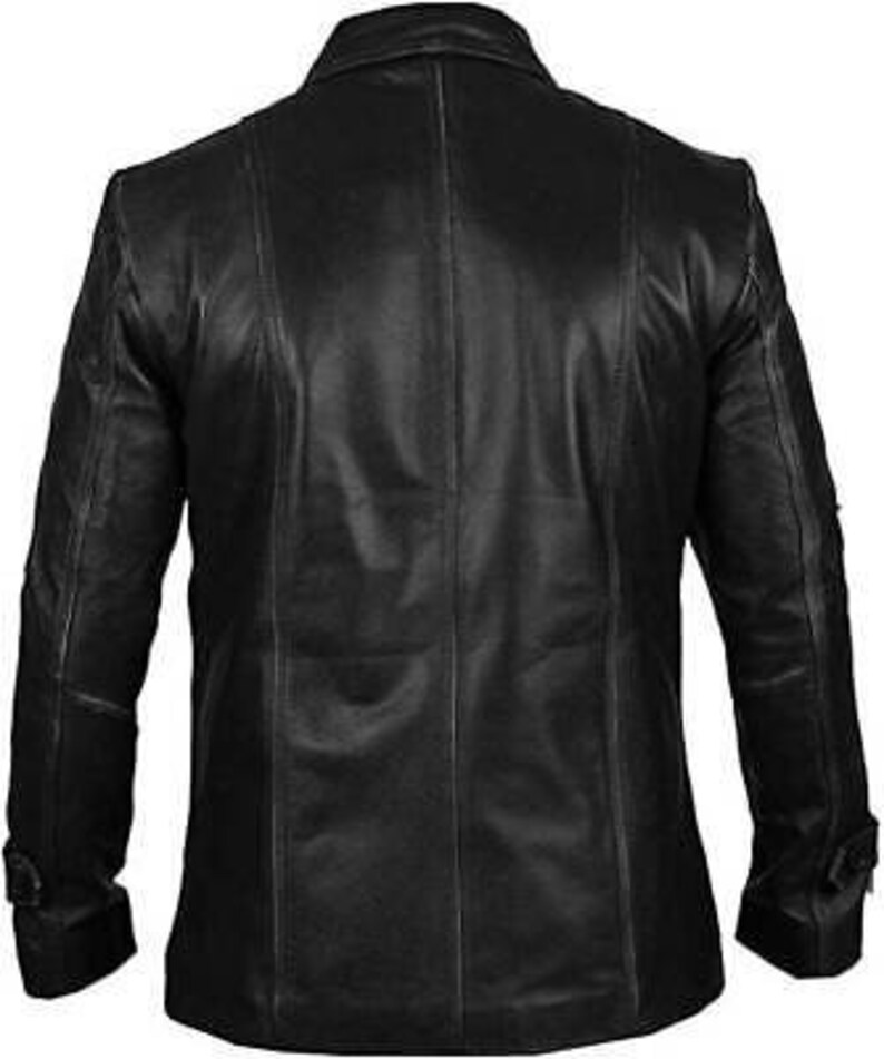 Mens Real Leather Jacket 1980s Vintage Bomber Leather Jacket Etsy