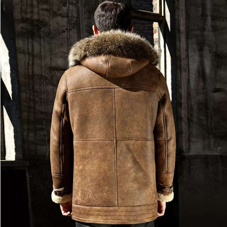 Fur Coat for Mens Mens Shearling Fur Jacket B3 Bomber - Etsy