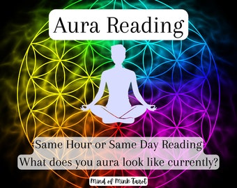 Aura Reading- Same hour or same day. What does your aura/ energetic system look like right now? What colors are in your aura?