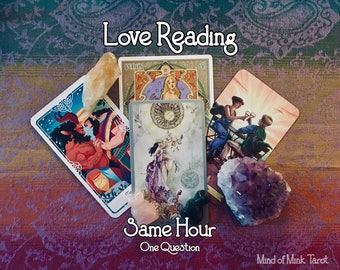 SAME HOUR: Love and Relationship Tarot Reading, One Question. Are they my soulmate? How do they feel? When will they reach out?