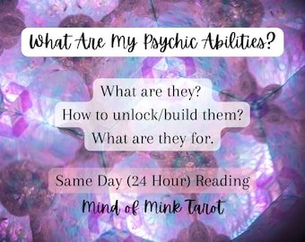 Psychic Abilities Reading – Identify, Study, Use (24 Hour Delivery)