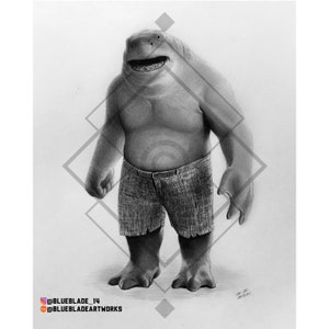 プリント ナナウエ キングシャーク ザ・スーサイド・スクワッド 2021