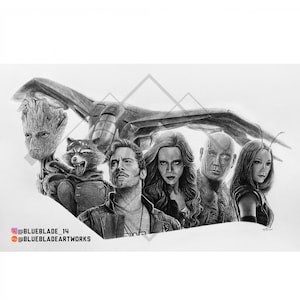 PRINT The Guardians of The Galaxy