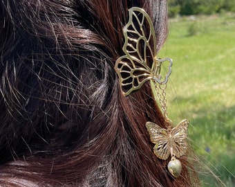 Download Metal Flower Hair Etsy