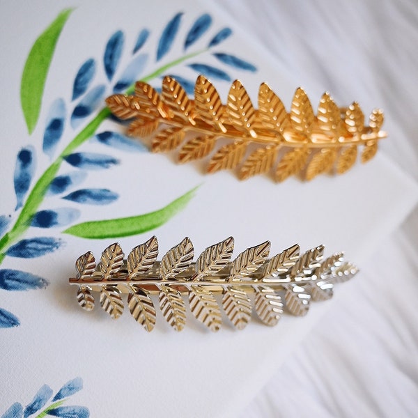 Metal, Fern Leaf, Feather, Starfish, Coral, Durable, Brass, Hair Clips, Barrettes, Hair Accessories Hairpin