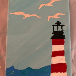 Light Up My World Lighthouse 5X7