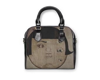 Round Girl Shoulder Handbag