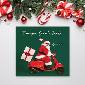 Secret Santa Card  •  Secret Santa Gift   •  Christmas Card  •  Christmas Gift Card  •  Christmas Card Pack