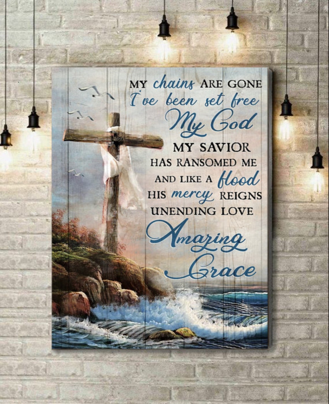 My Chains Are Gone I've Been Set Free My God Etsy