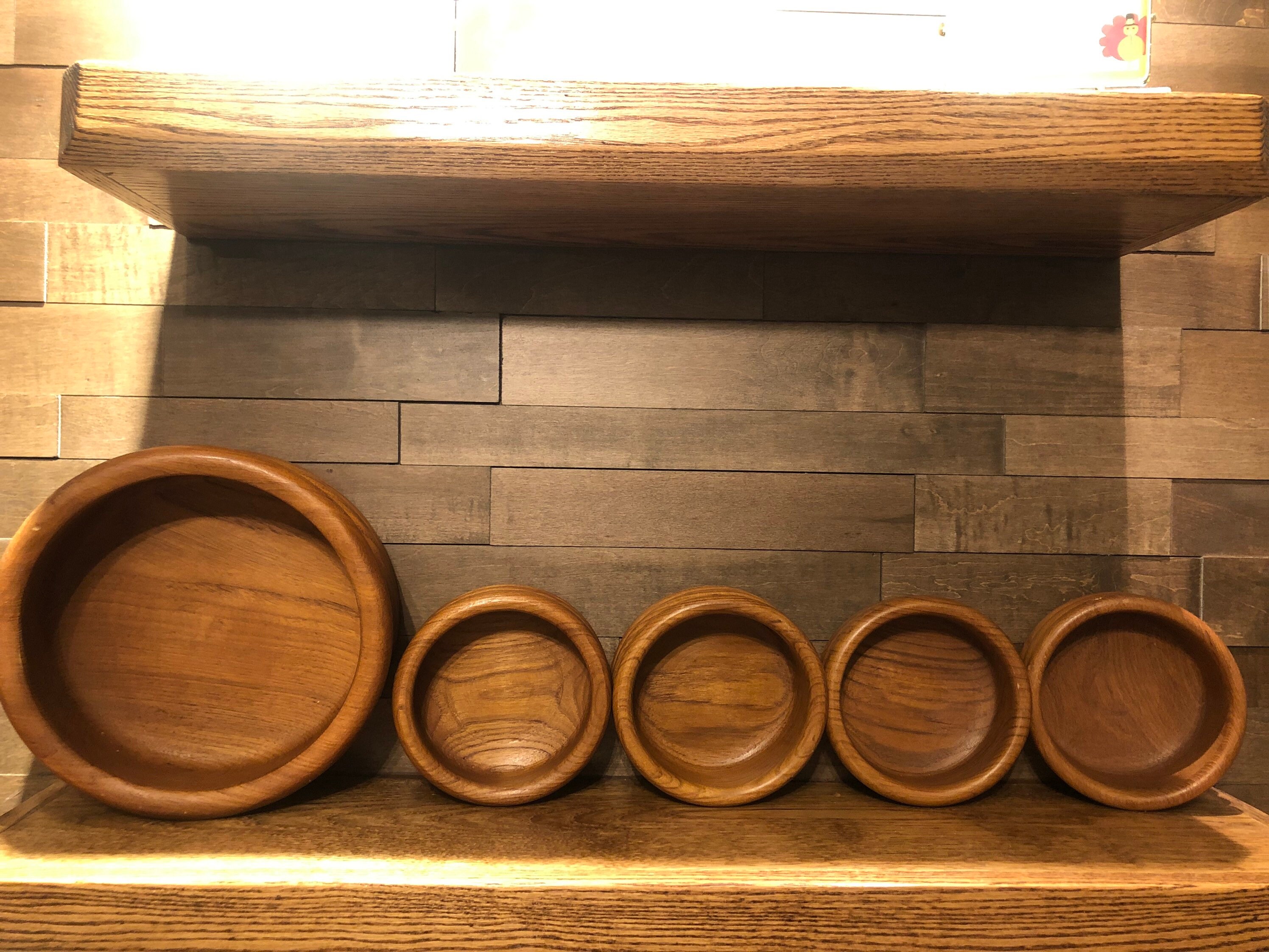 Teak Wood Salad Bowl Set. Made in Thailand. My Aunt Got This Etsy