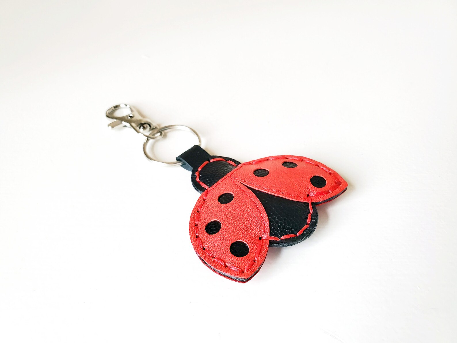 Lady Bug Leather Purse Charm Cute Bag Charm Miraculous Etsy
