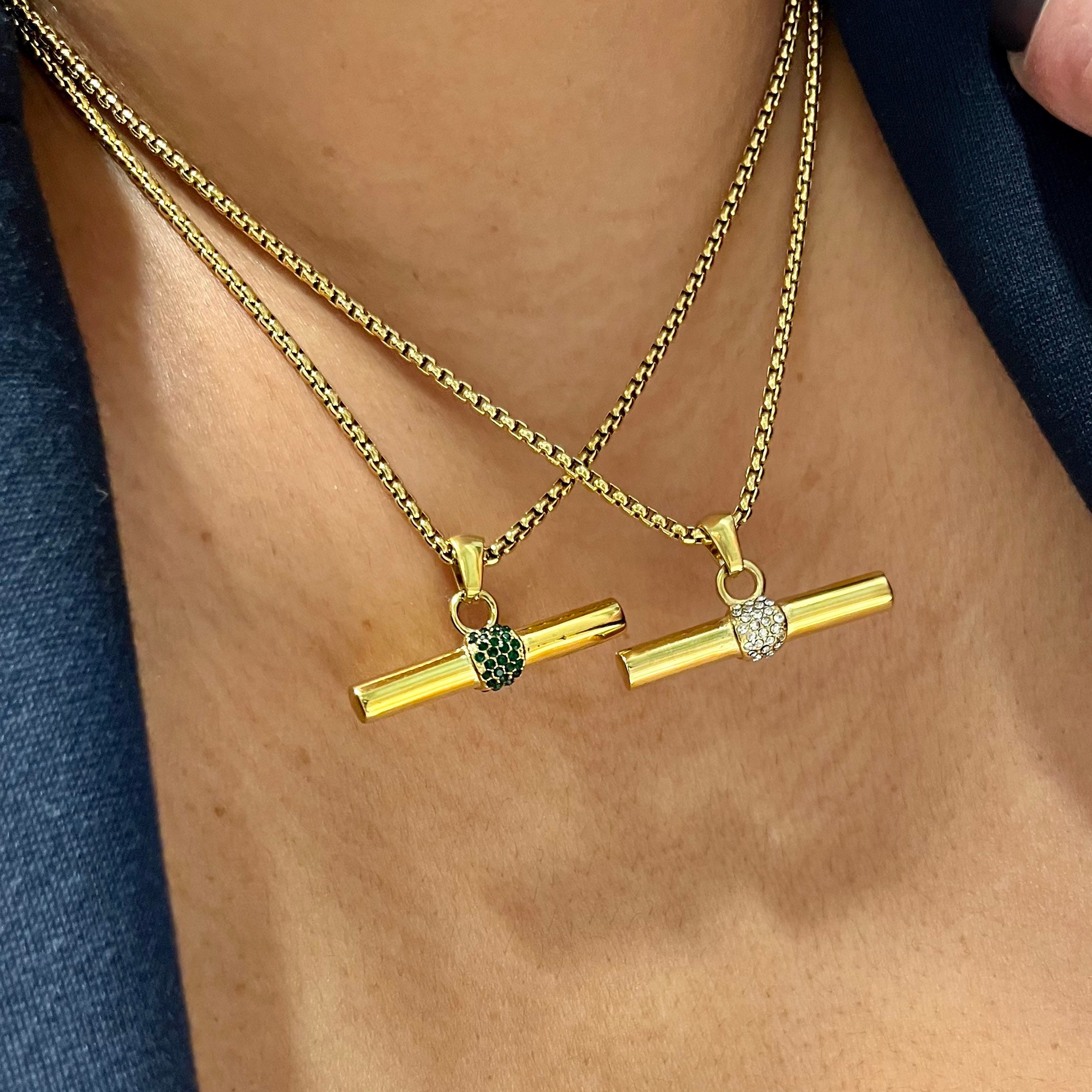 T-Bar Belcher Chain Necklace – Seoidín